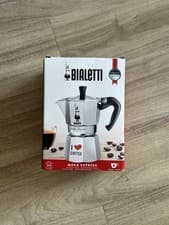 Image of Bialetti Brikka Espresso Maker Black/Silver Size 6 Cups New In Box (moka Lover)
