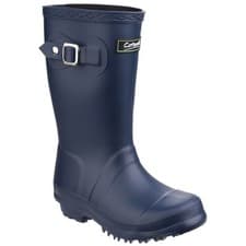 Image of Cotswold Buckingham PVC Navy Wellington Boots