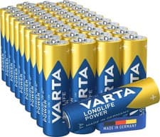 Image of 40X Varta Industrial Pro AA Alkaline Batteries 1.5v LR6 MN1500 Long Lasting Accu
