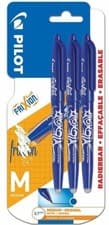 Image of Pilot Frixion Rollerball 0.7 mm Tip (Pack of 3) - Blue - New
