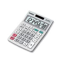Image of Casio MS-88ECO 8 Digit Desk Calculator Grey MS-88ECO-W