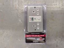 Image of 13A 30ma RCD METAL CLAD DOUBLE SOCKET F4P