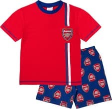 Image of Arsenal F.C Boys Short Pyjamas, Summer Football Pjs, Official Merchandise