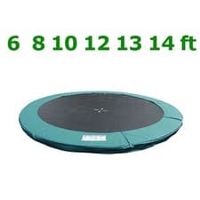 Image of 6 8 10 12 13 14FT Trampoline Replacement Pad Spring Cover Surround Foam Padding