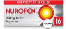Image of Nurofen Ibuprofen 200mg Tablets, 16 Caplets for Headache, Migraine, Back Pain,