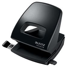 Image of Leitz Hole Punch, 30 Sheets, Guide Bar with Format Markings, 100% Recyclable, Ec