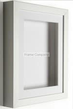 Image of 3D Box Frames in Black or White Picture Photo Display Frame with Mounts UK