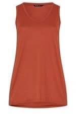 Image of Yours Curve Plus Size Womens Vest Top