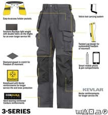 Image of Snickers 3223 Floor Layers Mens Work Trousers Snickers Direct All Colours