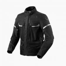 Image of Motorcycle touring jacket Rev'it Outback 4 H2O black size 3XL triple layer