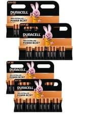 Image of Duracell AA AAA Batteries Plus Power Boost Battery Alkaline LR03, LR6 Far Expiry