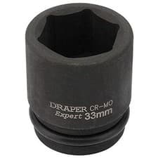 Image of Draper 93259 3/4" Square Drive Expert Hi-Torq 6 Point Impact Socket, 33 mm