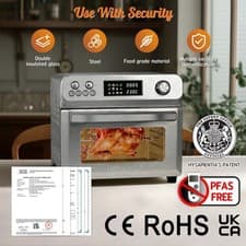Image of 24L Air Fryer Oven With Rotisserie Digital Knob 1800W 10in1 airfryer