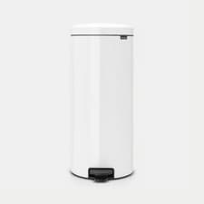 Image of BRABANTIA 30L NEWICON PEDAL BIN - WHITE