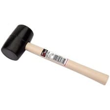 Image of 1x Draper Redline Rubber Mallet With Hardwood Shaft - 82761