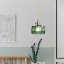 Image of Glass Pendant Light Bar Pendant Light Dinning Room Lamp Canteen Ceiling Lighting