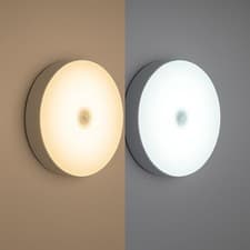 Image of USB Rechargeable LED Night Light Motion Sensor Magnetic Wireless Lamp