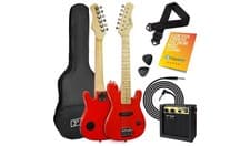 Image of 3rd Avenue Junior Guitar Electric 1/4 Size Light Beginners Pack Red 4544823