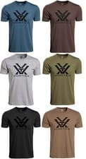 Image of Vortex Optics Core Logo Short Sleeve T-Shirt Mens M/L/XL/2X/3X Heather
