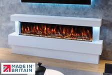 Image of Vanderbilt Electric Fireplace Suite | Complete Package | LED Flame | Made in UK