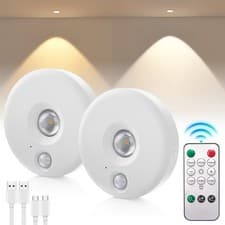 Image of 2PCS LED Night Light USB Rechargeable 3 Mode Mini Bedside Dimmable Light