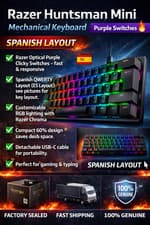 Image of 🔥 Razer Huntsman Mini Mechanical Keyboard – Purple Switches (Spanish QWERTY) 🔥