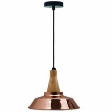 Image of Modern Industrial Suspended Ceiling Retro Pendant Light Style Metal Lamp Shade