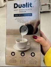 Image of Dualit Hot Chocolate Maker & Milk Frother - 340ml Capacity - One Touch Operation
