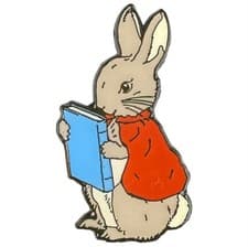 Image of Flopsy Pin Badge PAPERBACK 5060769436064