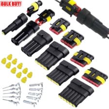 Image of Superseal Electrical Wiring Connector Kits Waterproof 1 2 3 4 5 & 6 Way 12/24v