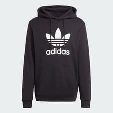 Image of adidas Originals Hoodie - Adicolor Trefoil Logo Hoody - Black Friday Sale
