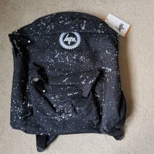 Image of Hype Kids Black White Speckle Splatter Backpack. RTLR-218. BNWT