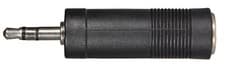 Image of Adaptor 3.5mm Stereo Jack Plug – 6.3mm Mono Jack Socket
