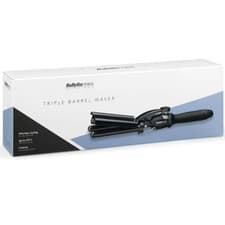 Image of BaByliss Pro Triple Barrel Waver Black