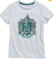 Image of Unisex Kids Official Harry Potter T Shirts Magic Hogwarts Ravenclaw Slytherin