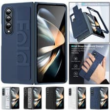 Image of For Samsung Galaxy Z Fold 7 6 5 4 3 Shockproof Silicone Case Cover W/ Wristband