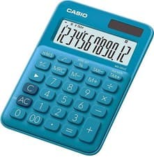 Image of Casio Blue 12 Digit Calculator MS-20UC-BU-W-EC