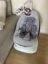 Image of 4moms Mamaroo 5.0 Baby Bouncer Rocker Swing Grey