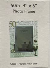 Image of Photo Frame 50th Anniversary