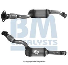 Image of BM Catalysts BM91538H Catalytic Converter Exhaust Cat Fits Renault Twingo