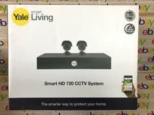 Image of YALE SMART LIVING SMART HD 720 CCTV SYSTEM 2 CAMERA BOXED L👀K!!!