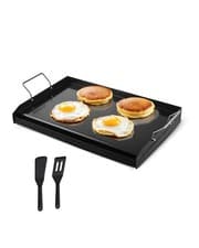 Image of VEVOR 24x16 in Flat Top Griddle Carbon Steel Universal BBQ Grill Pan Cookware