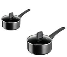 Image of Tefal Titanium Force 16 Saucepans & 18 Saucepans with Lid non stick