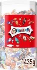 Image of Celebrations Milk Chocolate Gift Box of Mini Chocolates 1.4kg Tube