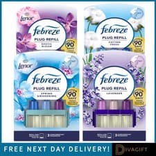Image of FEBREZE AIR FRESHENER 20ML 3 SCENT REFILLS FOR FEBREZE 3VOLUTION PLUG UK NEW