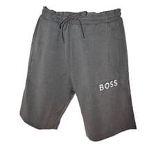 Image of New Hugo BOSS mens grey Athleisure sports shorts pants trouser Headlo M L XL XXL