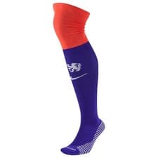 Image of Third Football Socks Men's Blue Concord Chelsea 2020-2021 Knee Length Accessory