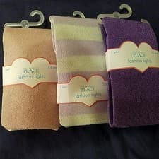 Image of The Childrens Place 3 pair of fashion tights size 2-3 years old