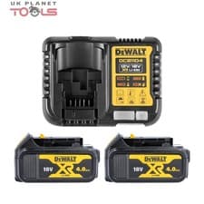 Image of DeWalt DCB182X2/DCB115 2x 4.0Ah 18v XR Li-Ion Batteries and Charger Starter Kit
