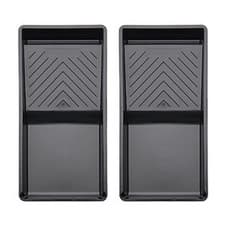 Image of 2 x Hamilton Mini Paint Roller Tray 4" Painting Tool Decorating Plastic Reusable